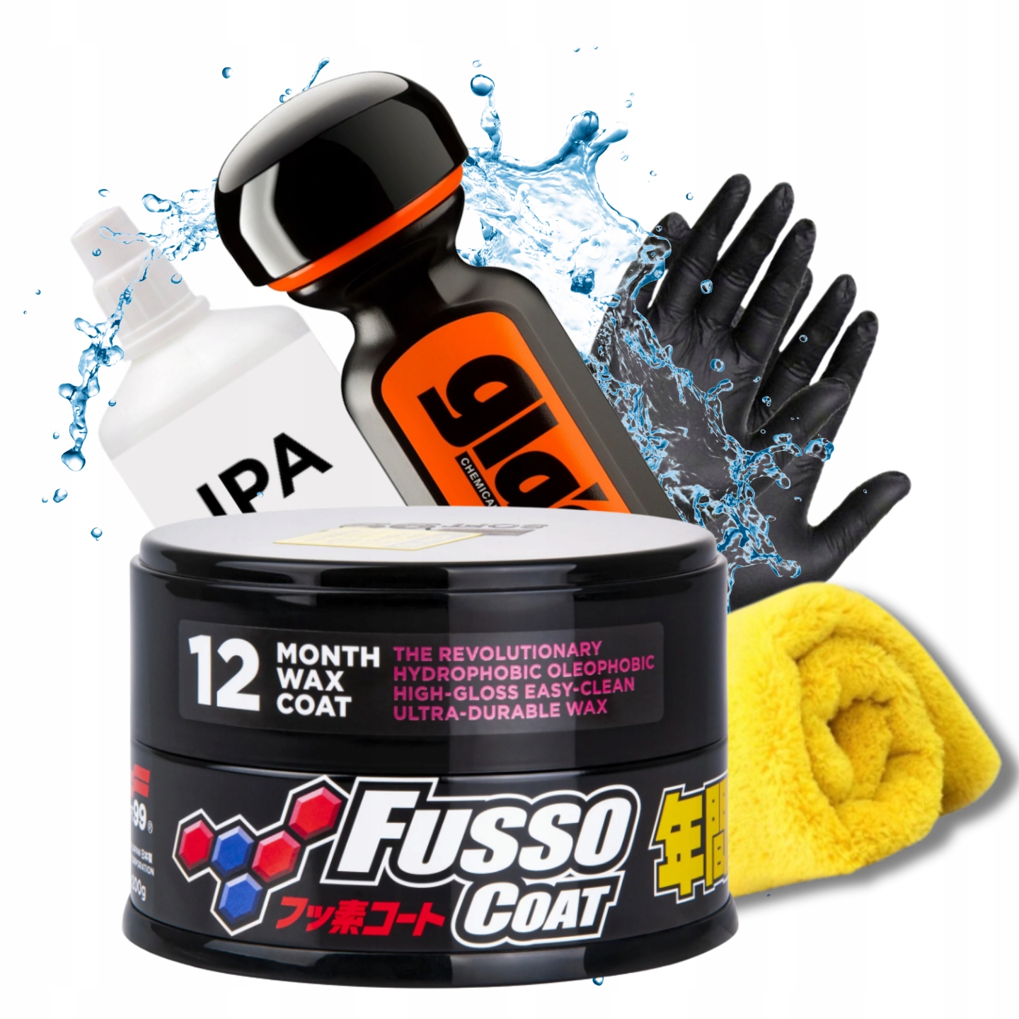 Fusso Coat SOF99 Sada Na Leto Automobilový Vosk S Neviditeľným Stieračom