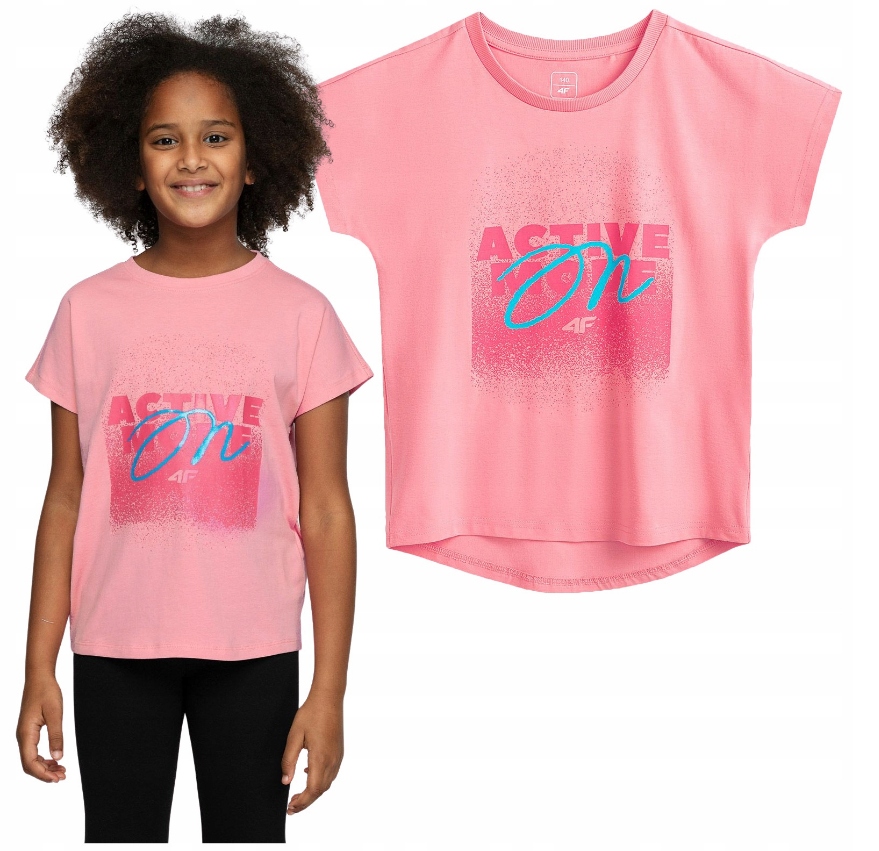 

4F T-shirt Koszulka Dziewczęca JTSD006A > 152
