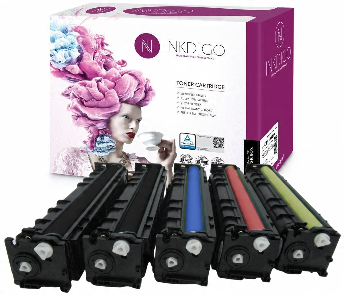 

5x Toner Do Hp 203X CF540X M254nw M280nw M281fw XL