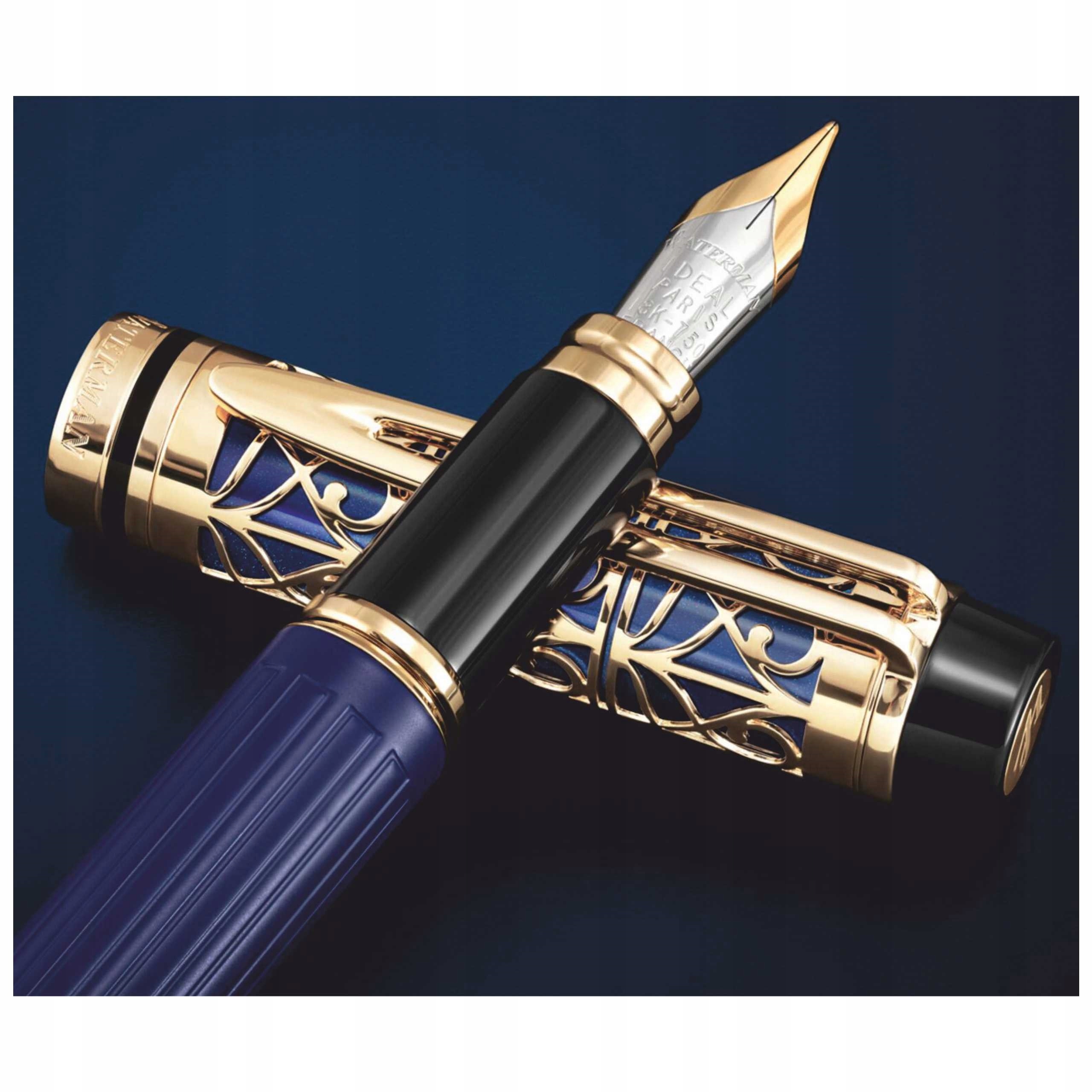 Pióro Wieczne Waterman Man Bleu de Paris Limited Edition Stalówka F
