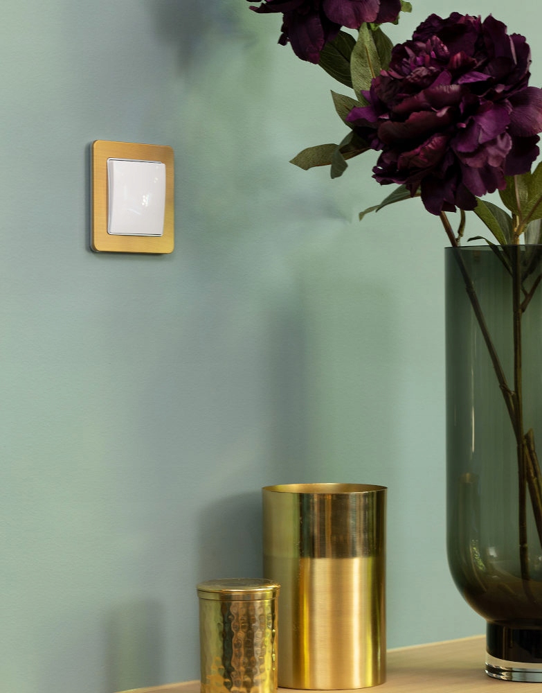 Sedna Design Włącznik światła pojedynczy biały Rodzaj produktu wyłącznik pojedynczy