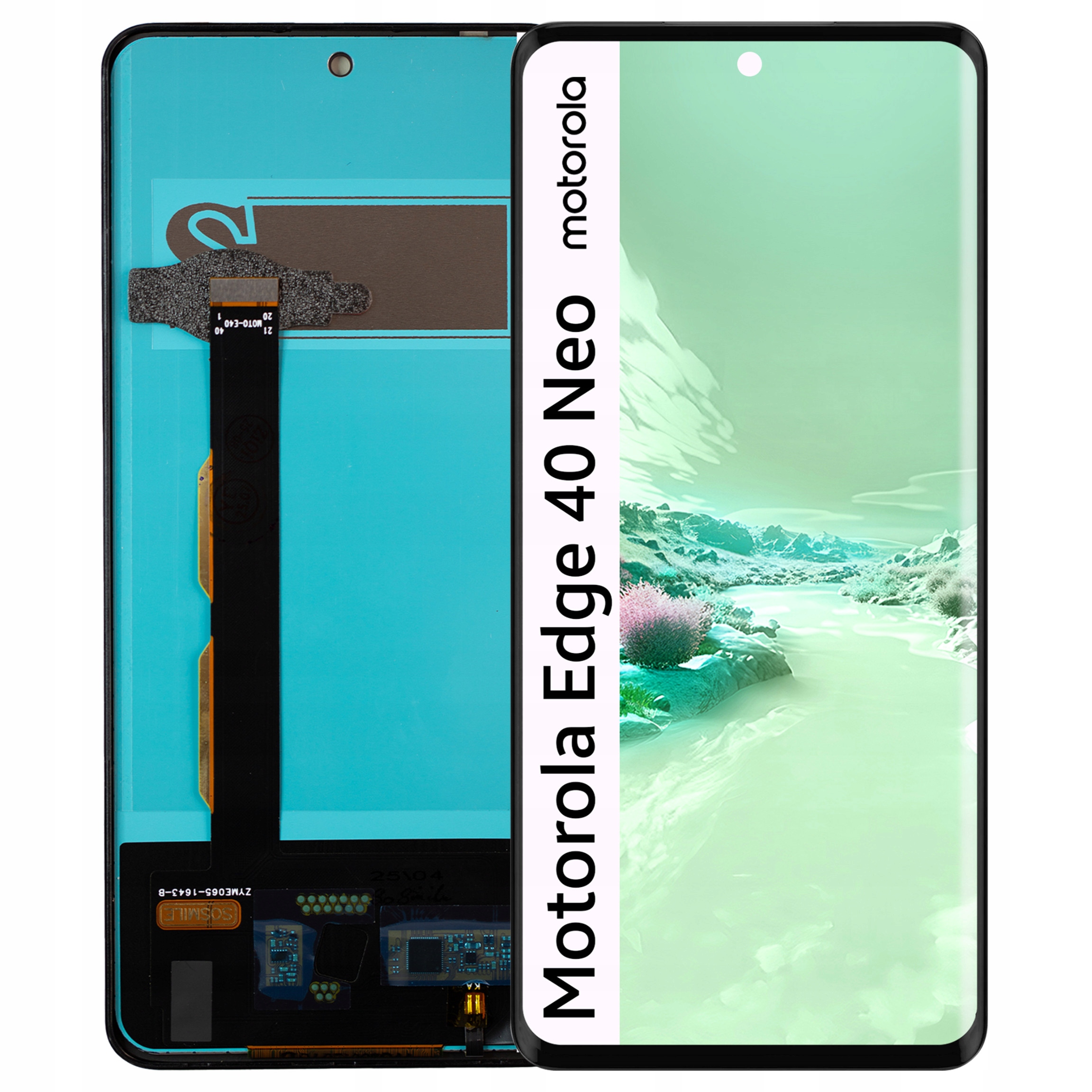 Incell pro Motorola Edge 40 Neo LCD displej Digitizer Dotyk