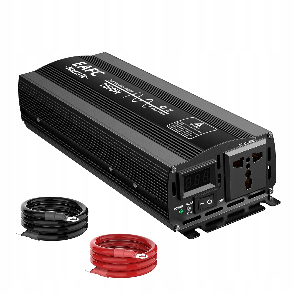 Menič napätia 12V na 230V 2000W s čistou sínusoidou do auta