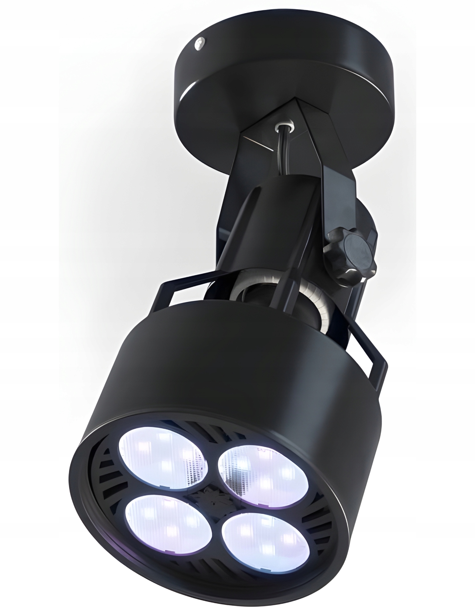 Sada Verticana Led žiarovka Wall Holder Čierna šošovka 45°