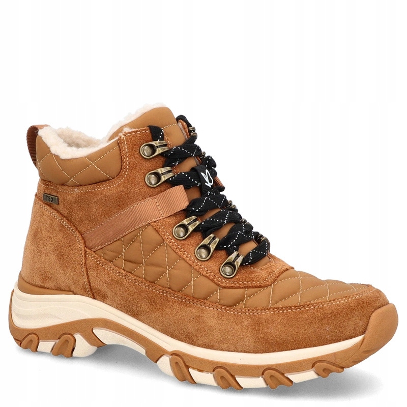 Dámské trapery s kožíškem Caprice 9-26227-43 Camel 37