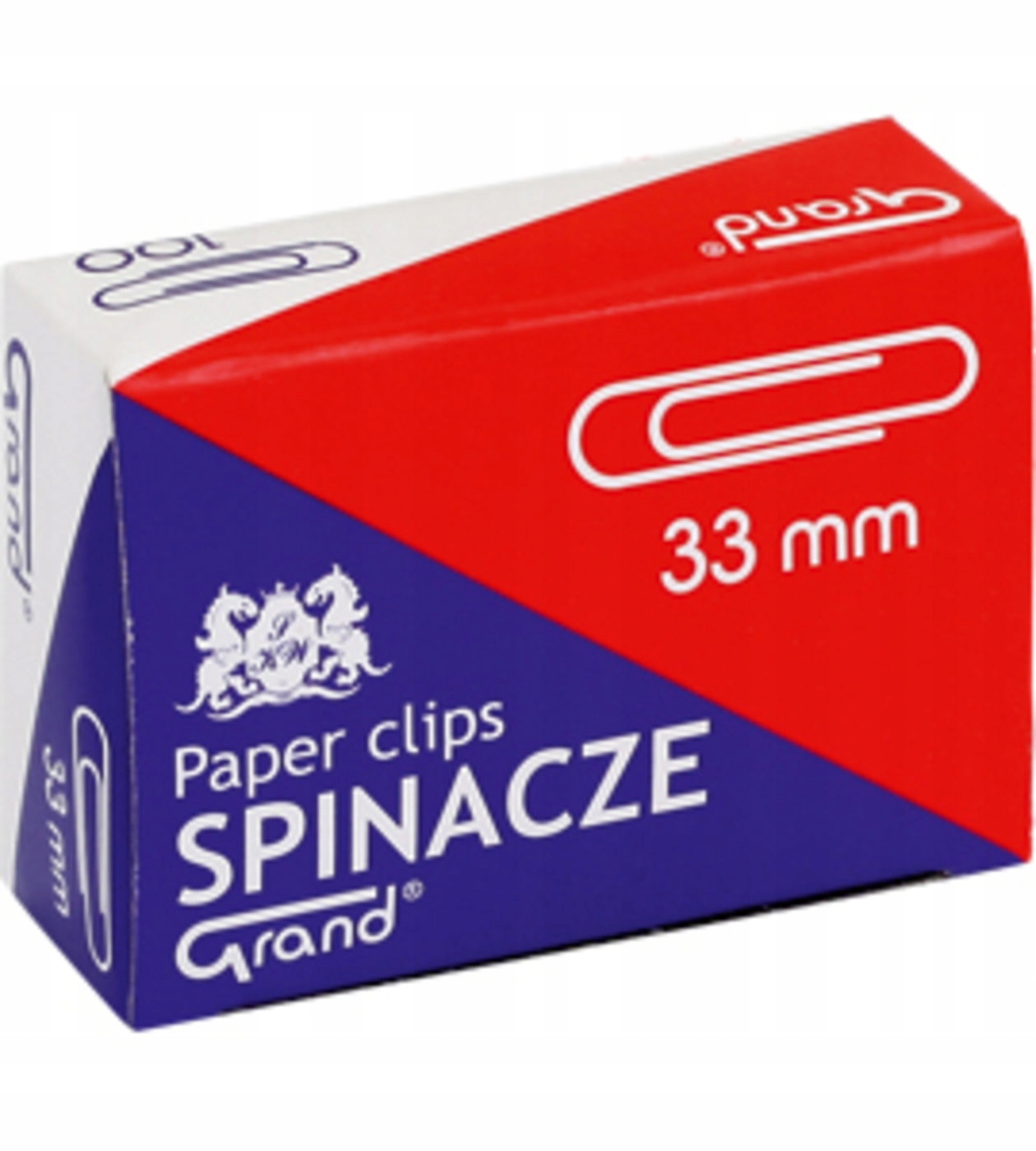

Spinacze okrągłe Grand 33mm 100szt.
