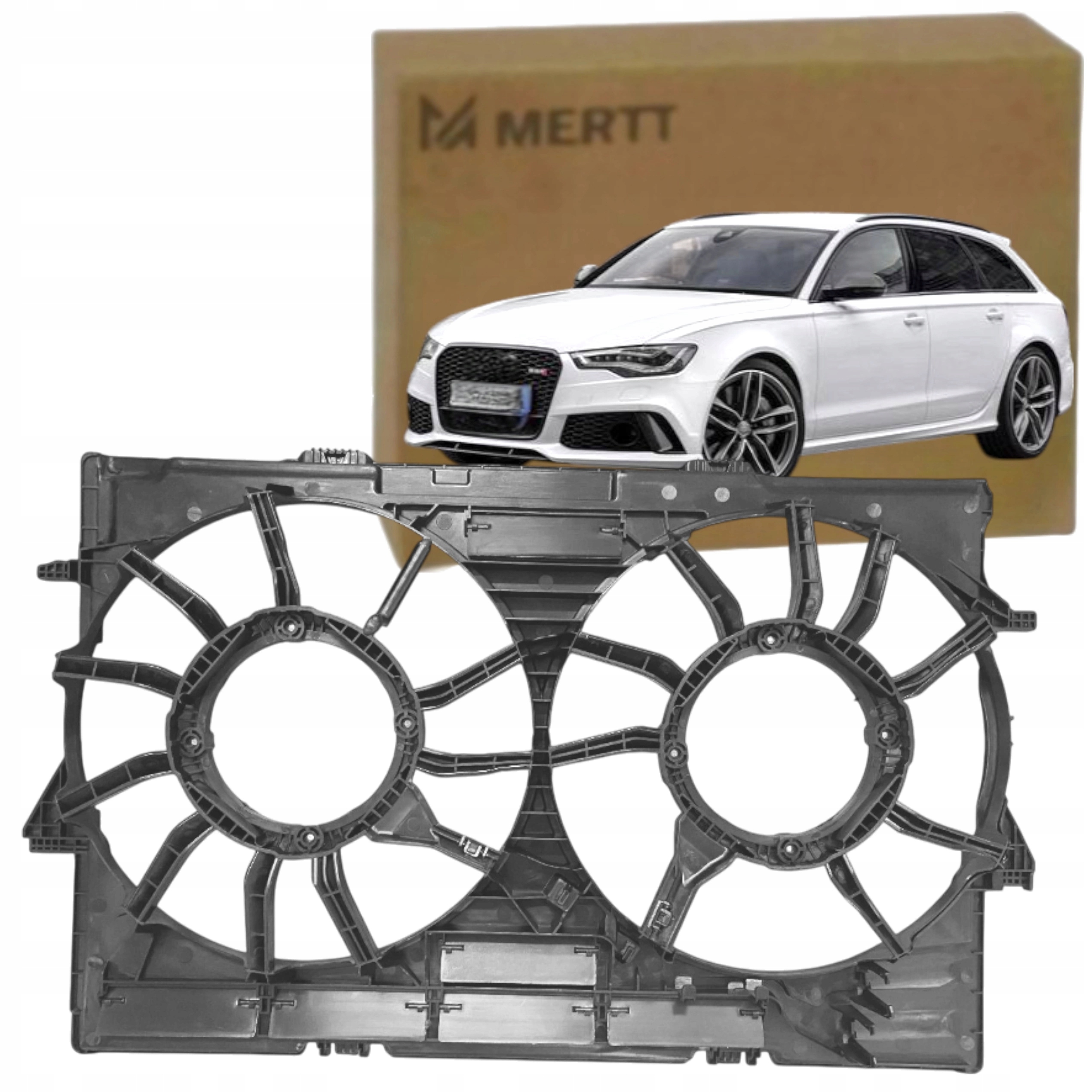 Kryt ventilátorů ventilátor benzín/diesel Audi A6 C7 11-18 4H0121207B
