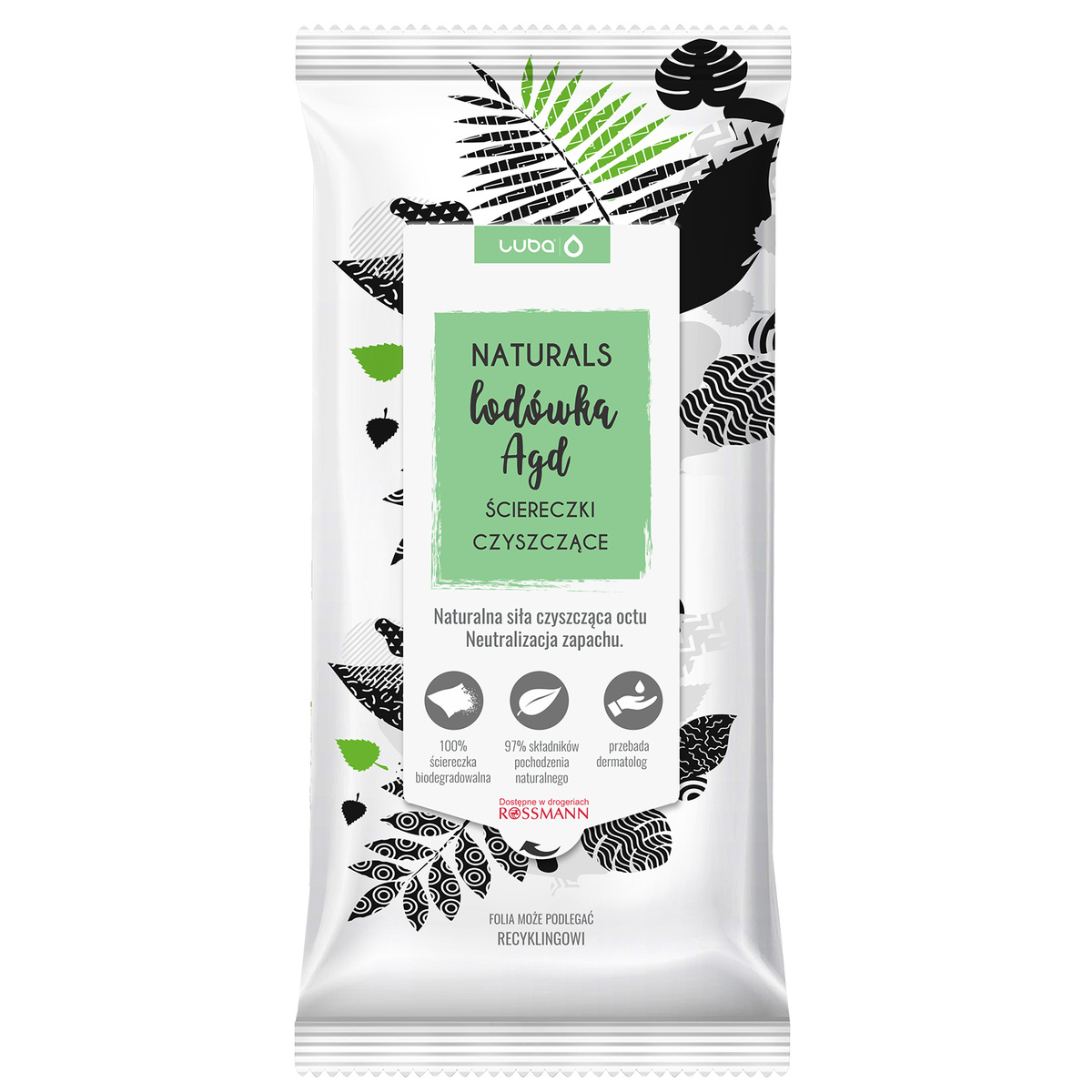 

Czyszczące ściereczki do lodówki,AGD Luba Naturals