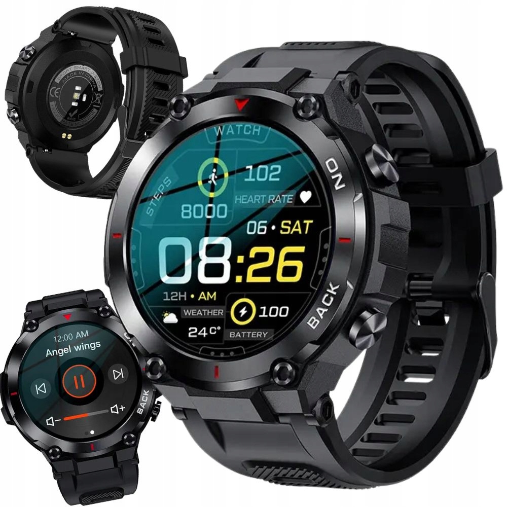 Hodinky Chytré Hodinky Pánské Voděodolné S Voláním Menu V Pl Sport Gps Smart Watch