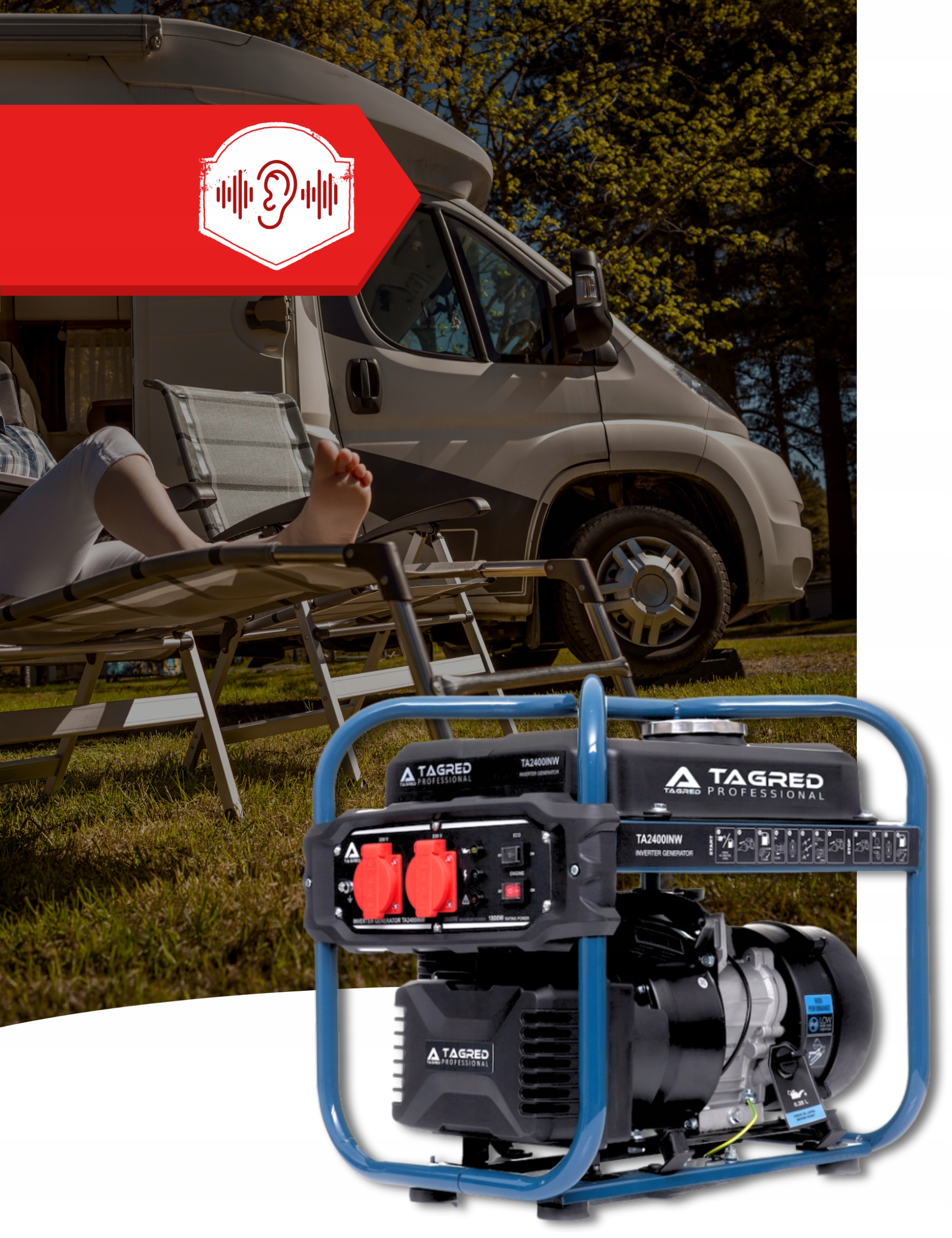 ГЕНЕРАТОР 2400W ІНВЕРТОР 100% МІДНИЙ ГЕНЕРАТОР ДЛЯ АВТОДОМУ Ручний запуск