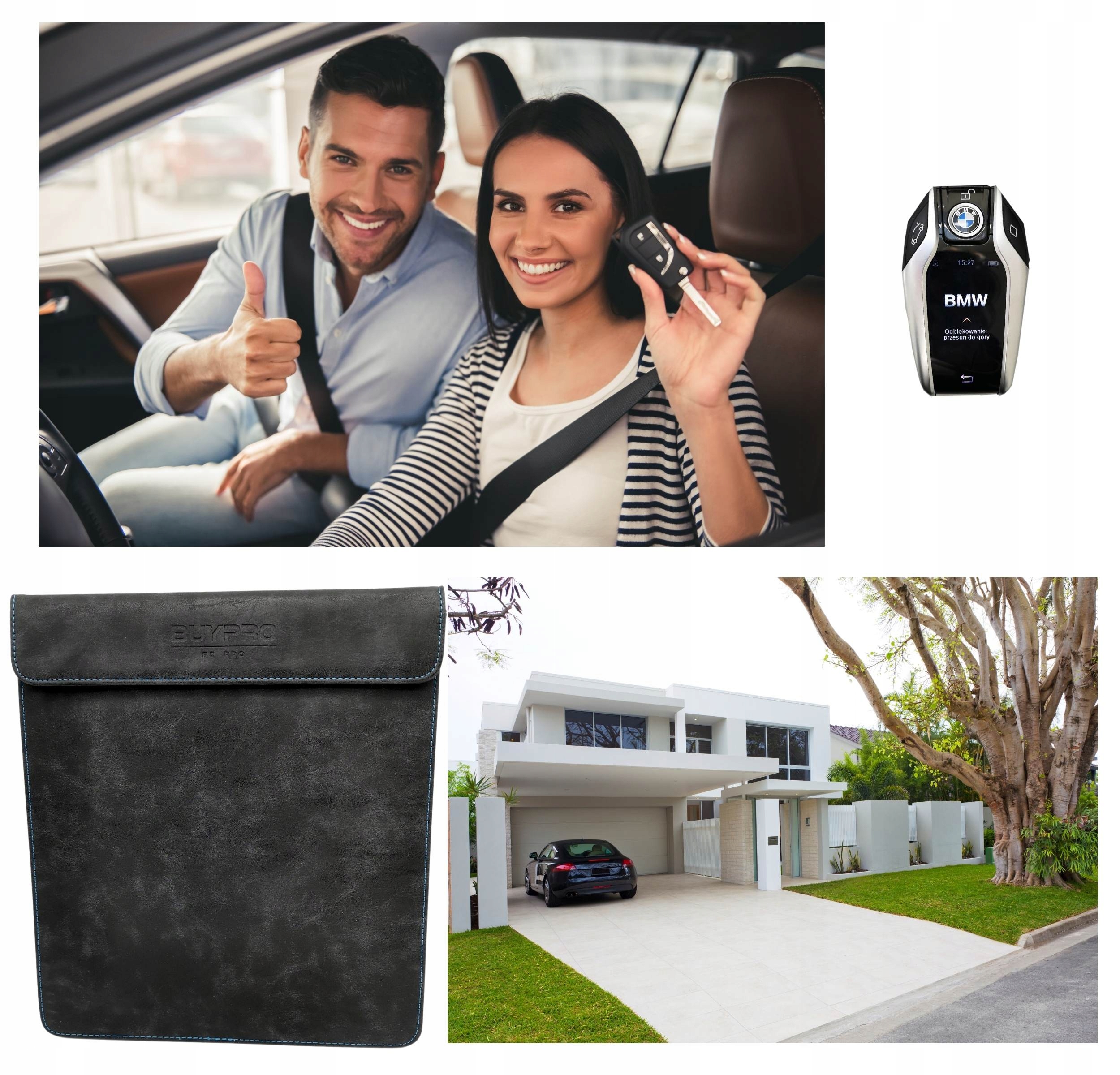 TECZKA NA TELEFON kluczyk keyless go FARADAY 2W1 Producent inny