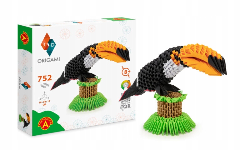 

Zestaw Origami 3D Tukan Handmade Alexander