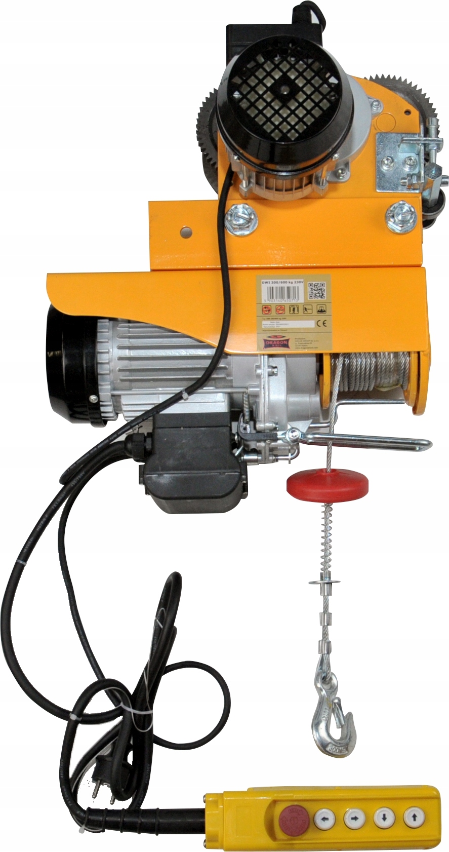 Dragon Winch Industrial Navijak Elektrický navijak 12 m 300/600 kg Vozík