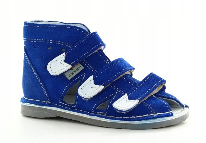Danielki dziecięce kapcie profilaktyczne S104 blue rozmiar 22