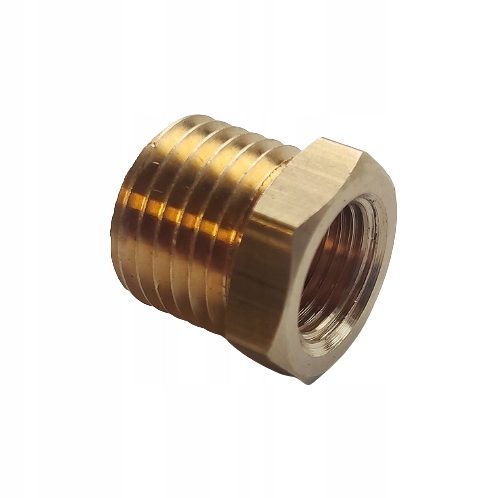 

Mosiężna Redukcja 1/4''x 1/8'' Mocna Polska Gz/gw
