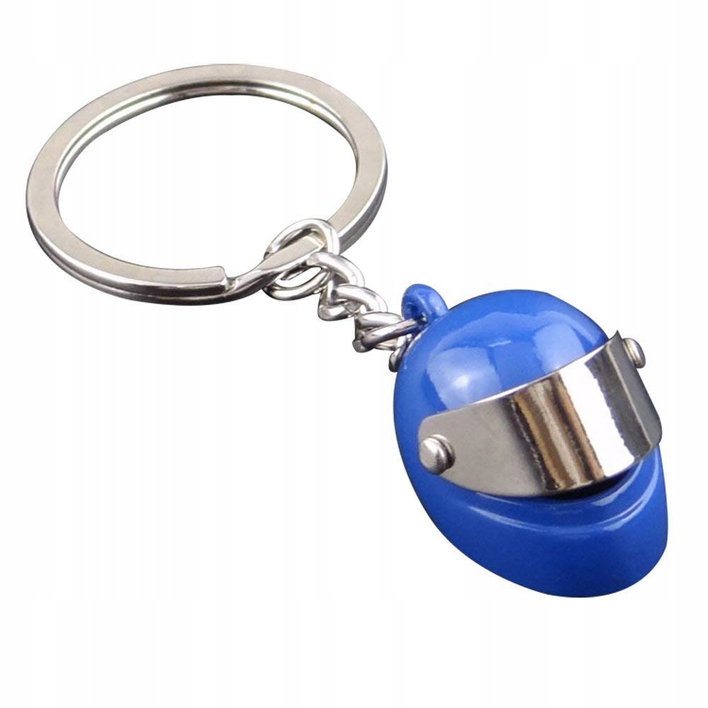 

Brelok Kask Metal blue motor zawieszka do kluczy