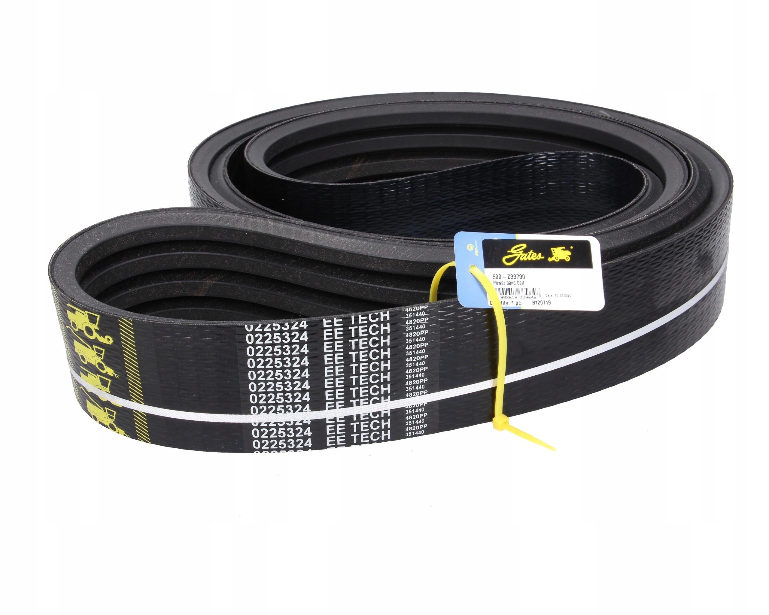 Klínový řemen 4HBx3725 John Deere Z33790 Gates Agri