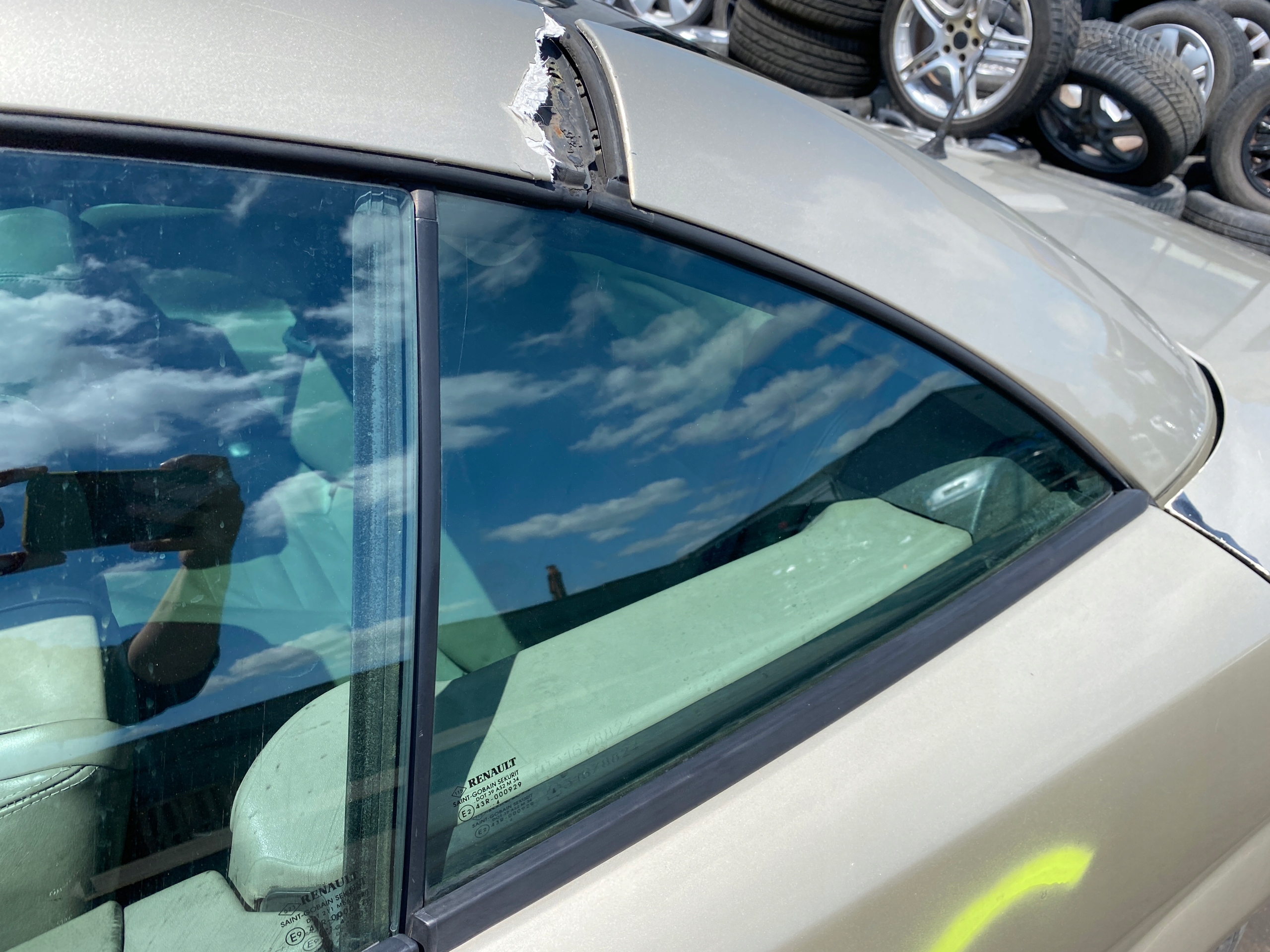 window side bodywork left z mechanizmem Renault Megane 2 II CC 03-09