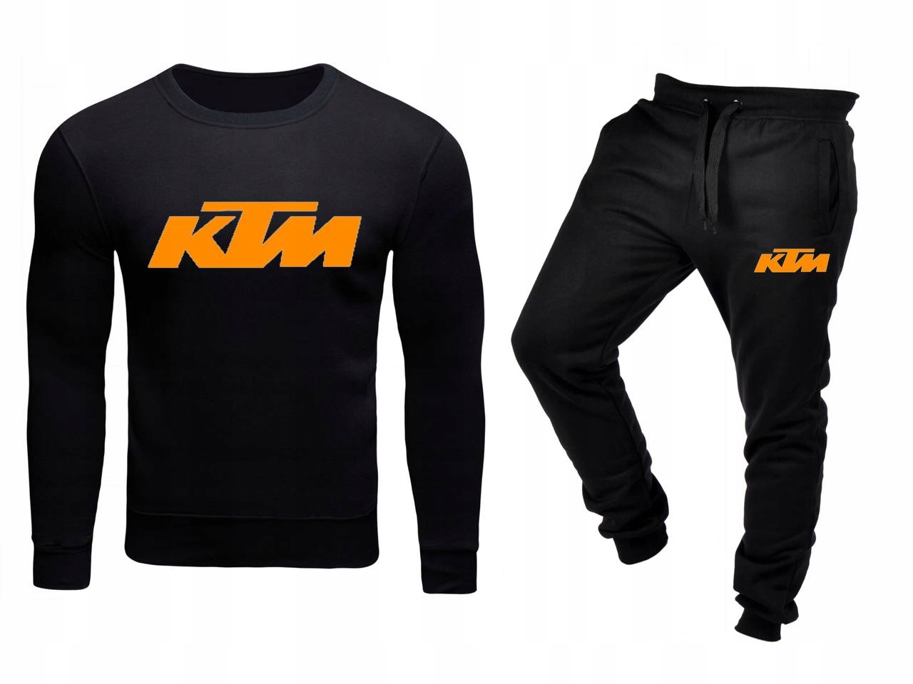 Tepláková Souprava Teplákovka Bez Kapuce Ktm Černá XXL