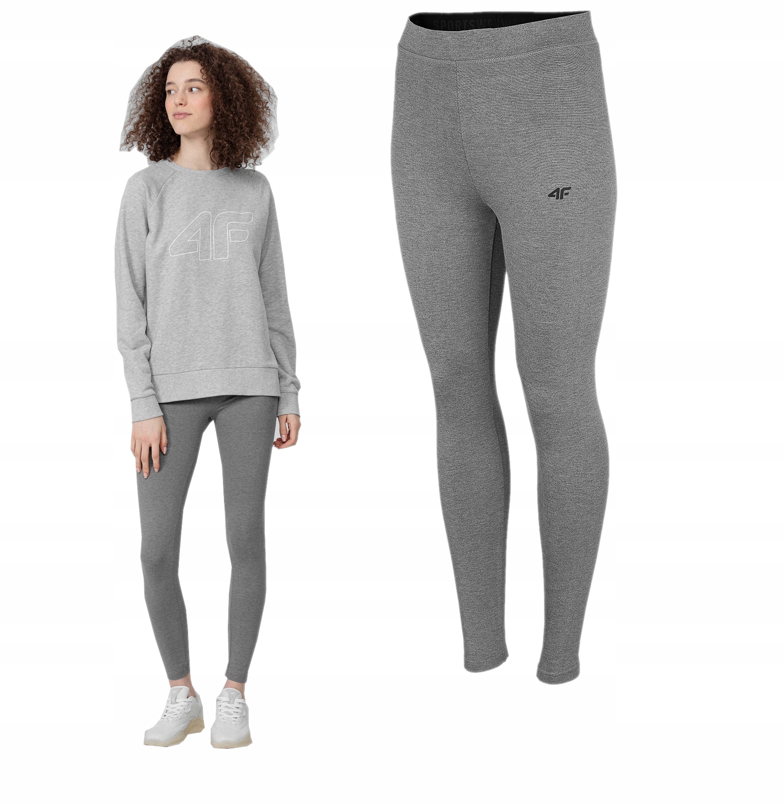 

4F Legginsy Dzianinowe Damskie Sportowe LEG350 S