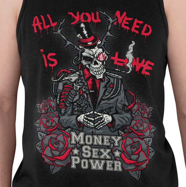 TANK TOP HORROR/ROCK MSP Marka inna