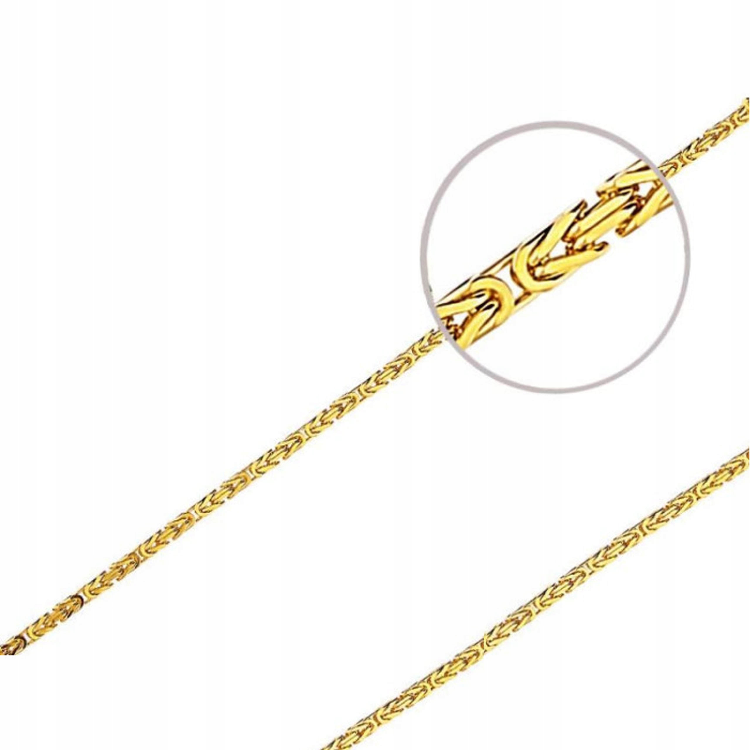 Zlatý řetízek 585 Královská Vazba 55 CM 17,25 g, módní dárek vazba 14k