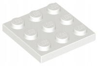 

Lego 11212 płytka plate 3x3 biały 1 szt Nowy