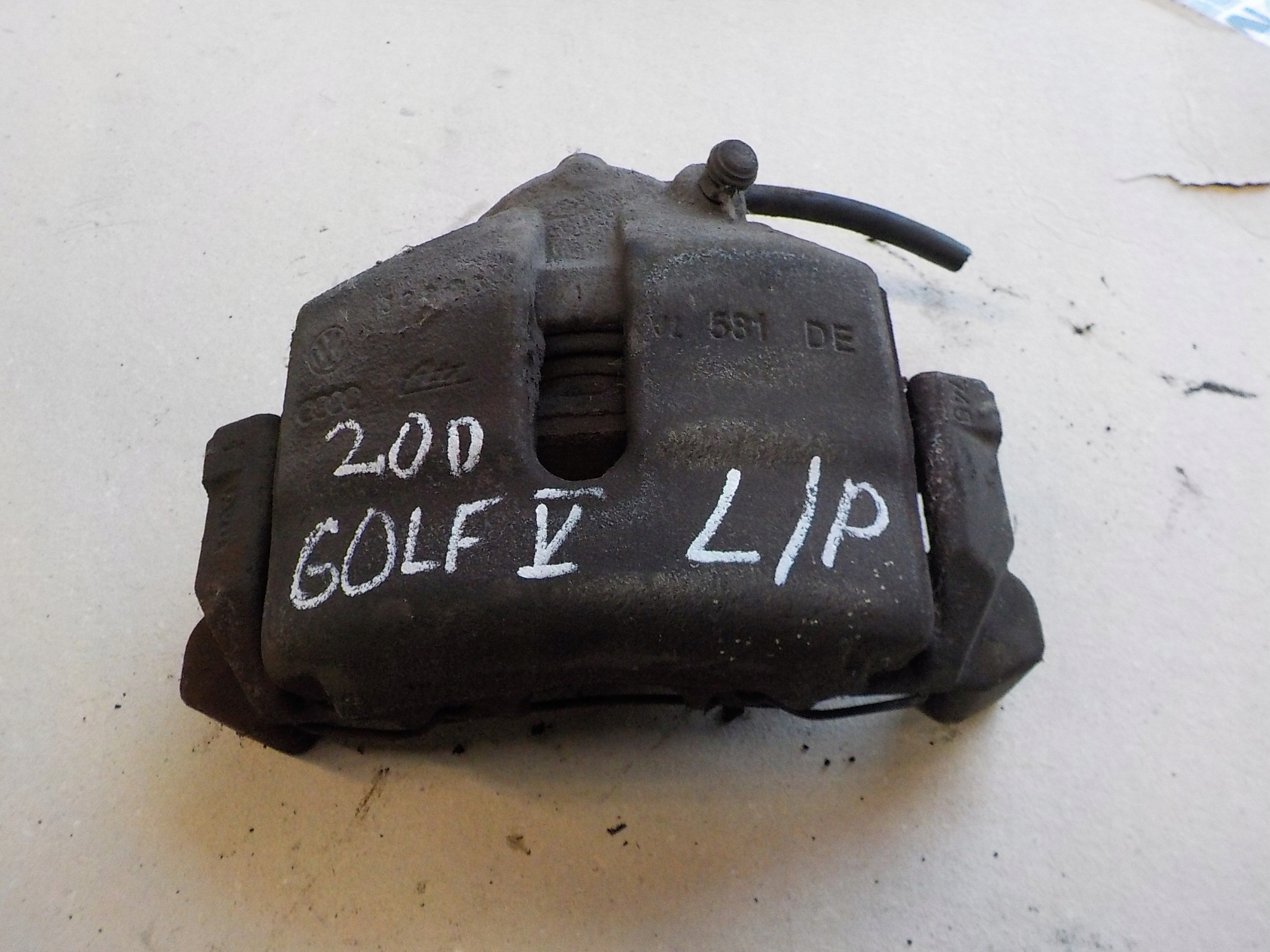 caliper brake left front vw golf V 2,0 tdi