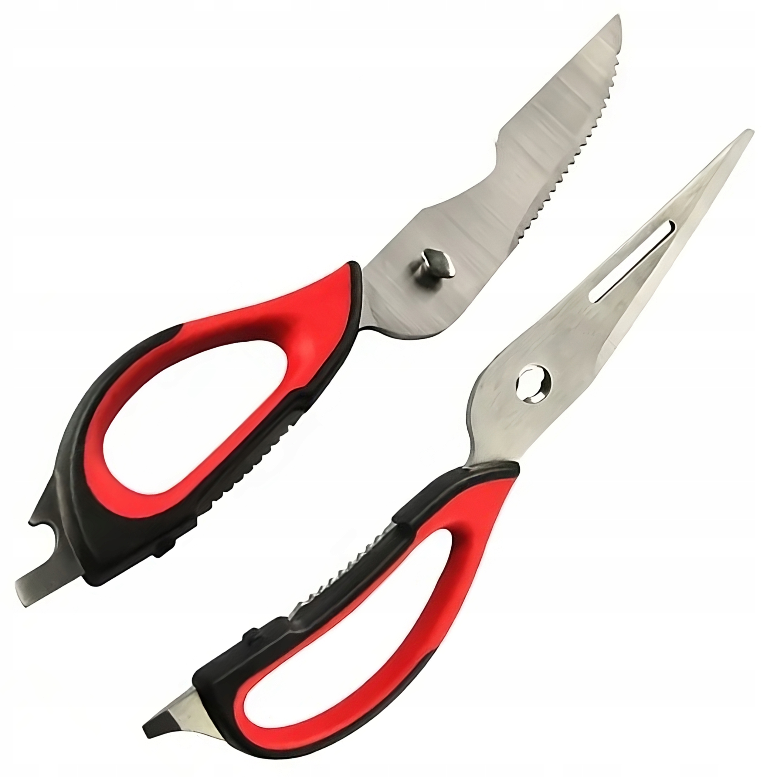 WIELOFUNKCYJNE NOŻYCE KUCHENNE ROZŁĄCZANE NOŻYCZKI OTWIERACZ Długość 11 cm
