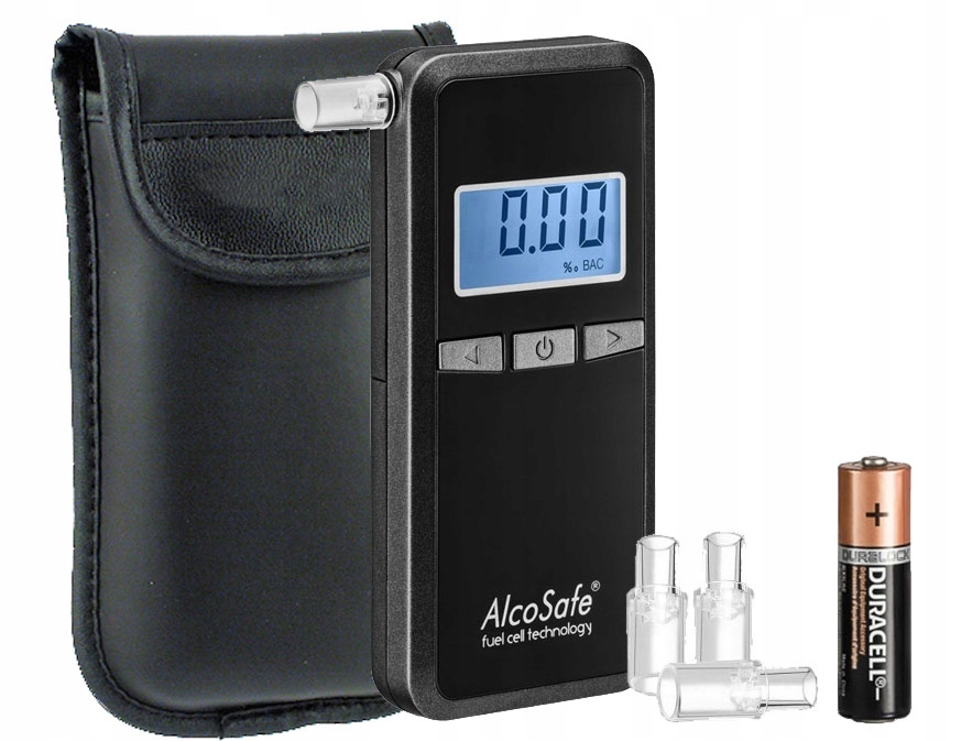 Elektrochemický Alkohol Tester AlcoSafe F8 s puzdrom a bezplatnou kalibráciou