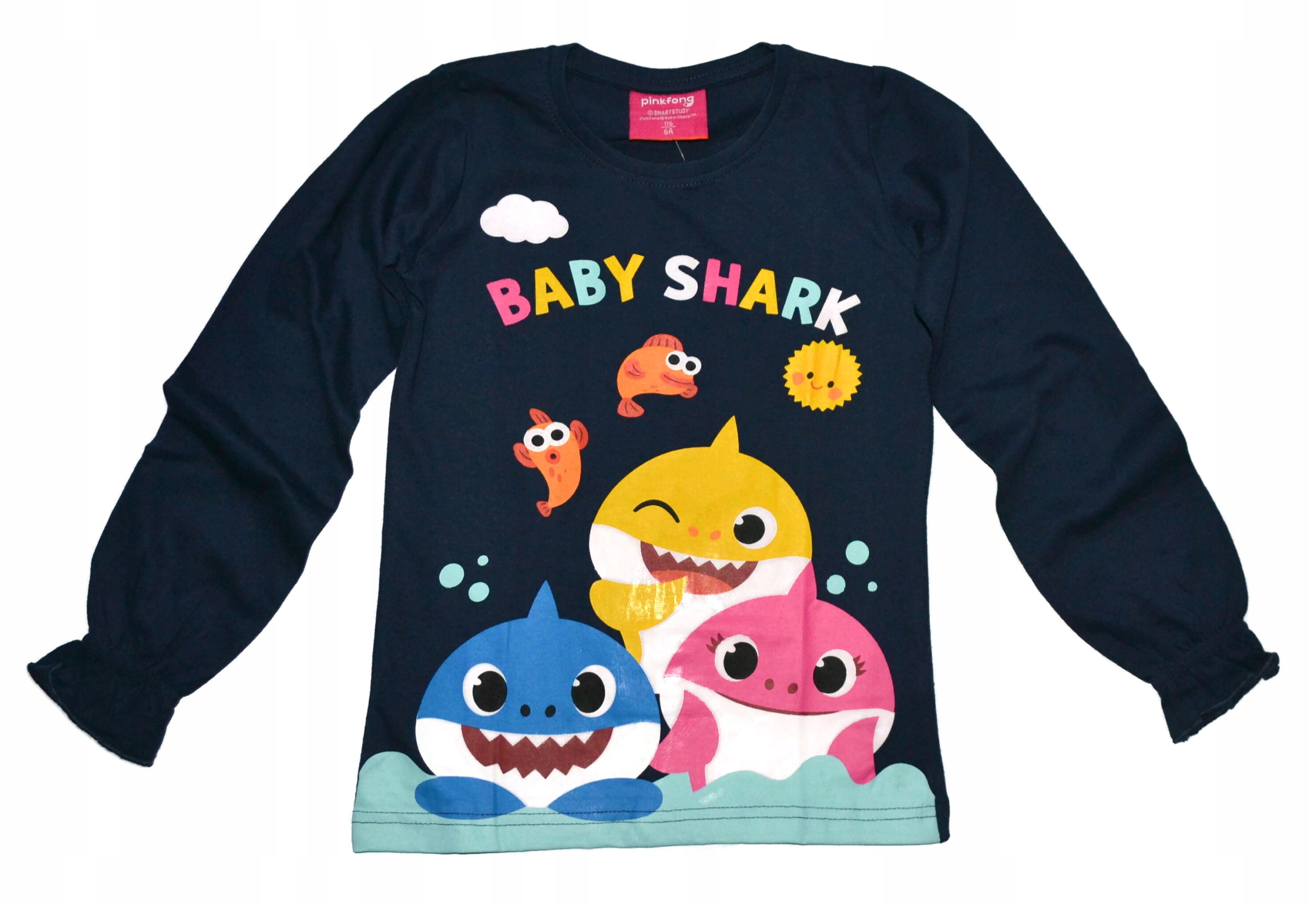 

Bluzka Baby Shark 98, bluzeczka rekiny