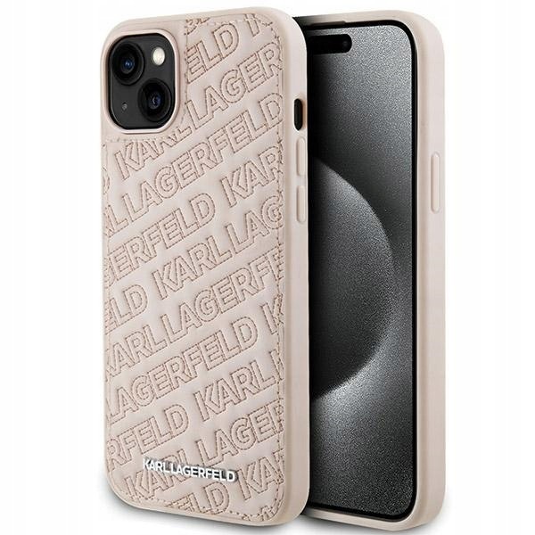 Karl Lagerfeld KLHCP15MPQKPMP iPhone 15 Plus 14 Plus 6.7" różowy/pin