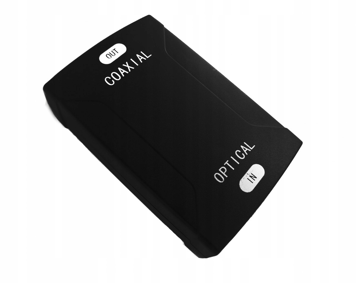 Konwerter SPDIF cyfrowy Toslink do Coaxial +USB Głębokość produktu 70 cm