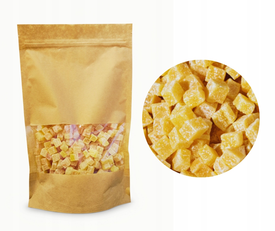 Sušené kostky Citron 1000 g Bez Cukru přírodní Kvalita Dalina 1 kg