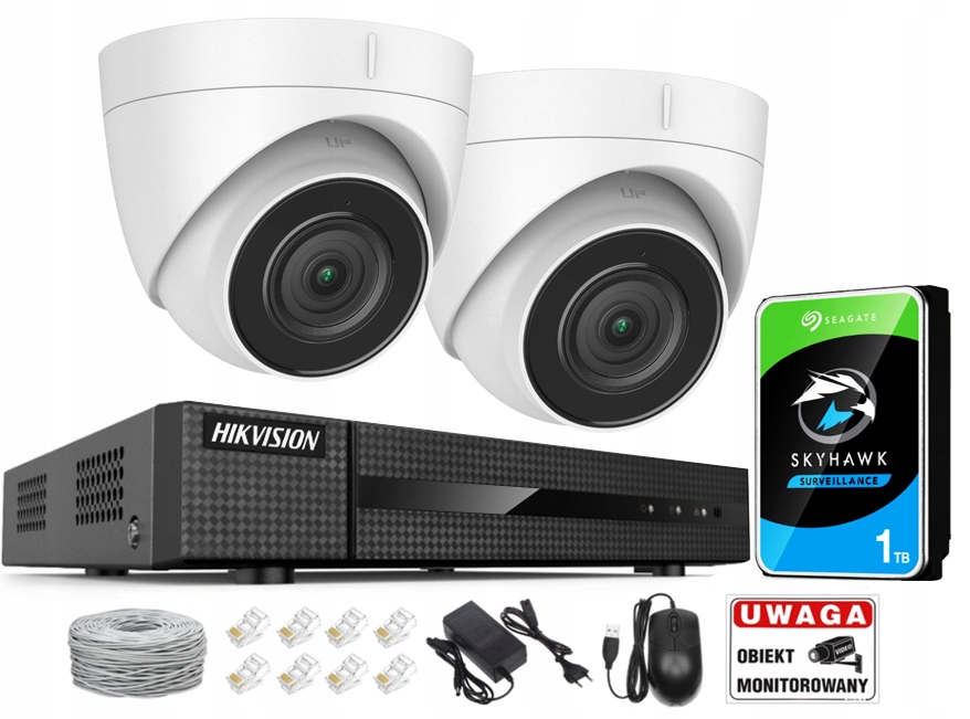 Monitorovací Sada Hikvision Pro 2 Kamery PoE IR30M Venkovní