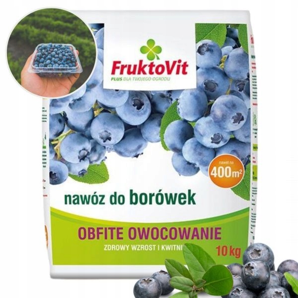 

Nawóz granulowany do borówek FruktoVit Plus 10 kg
