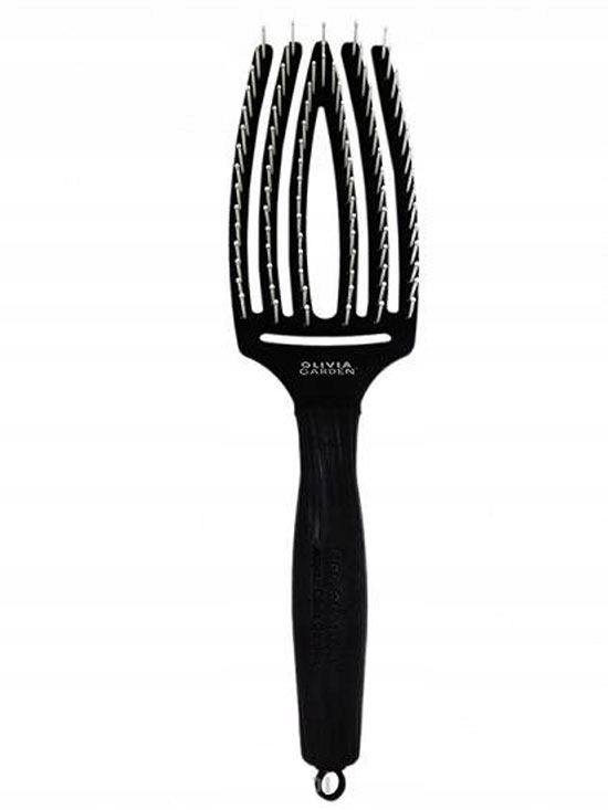 

Olivia Garden Finger Brush Szczotka Medium Czarna
