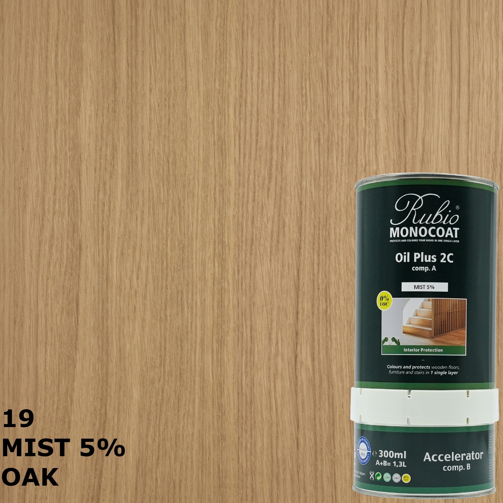 Rubio Monocoat Oil +2C Olej Mist 5% 1,3l