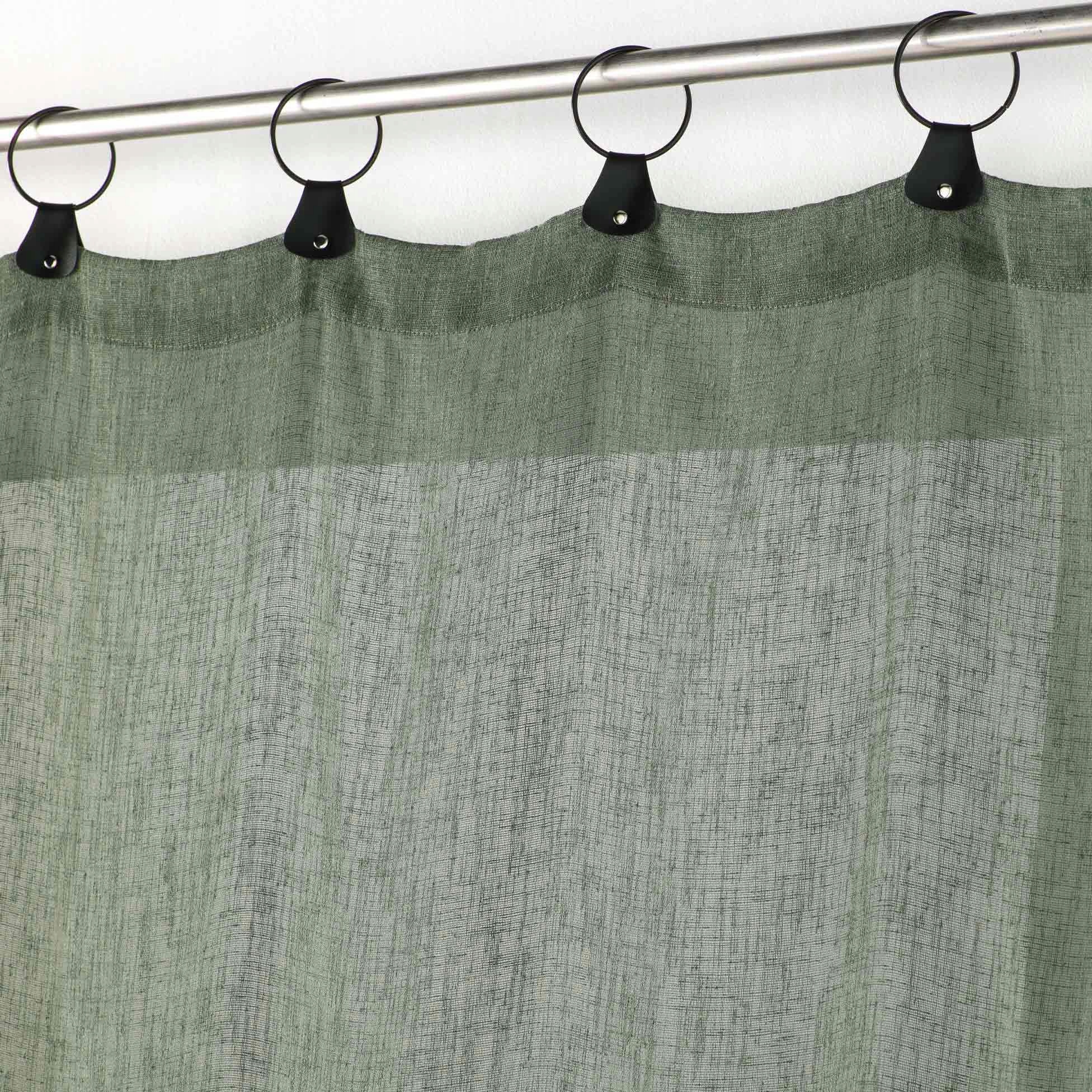 FIRANKA okienna ZASŁONA siateczkowa khaki 140x240 Materiał poliester