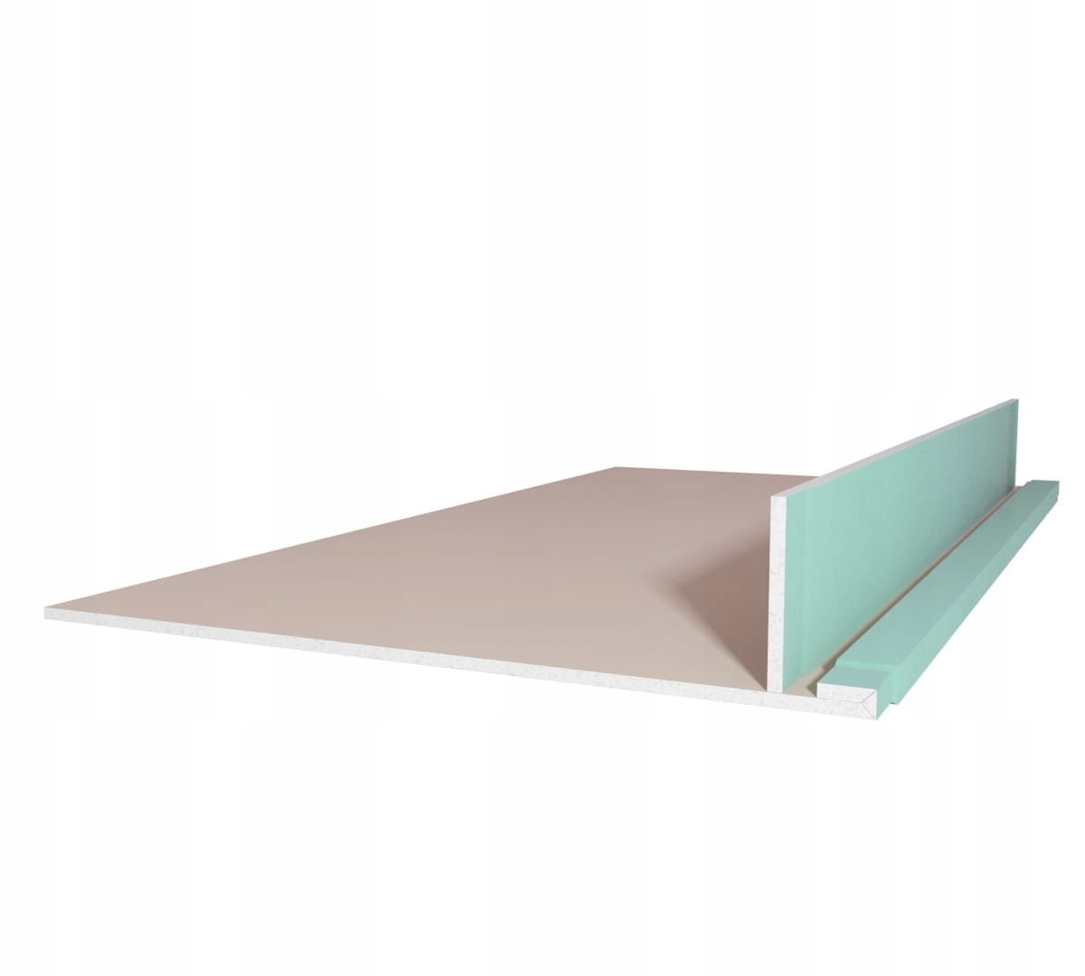 PÓŁKA SUFIT PODWIESZANY LED OŚWIETLENIE G-K 70CM