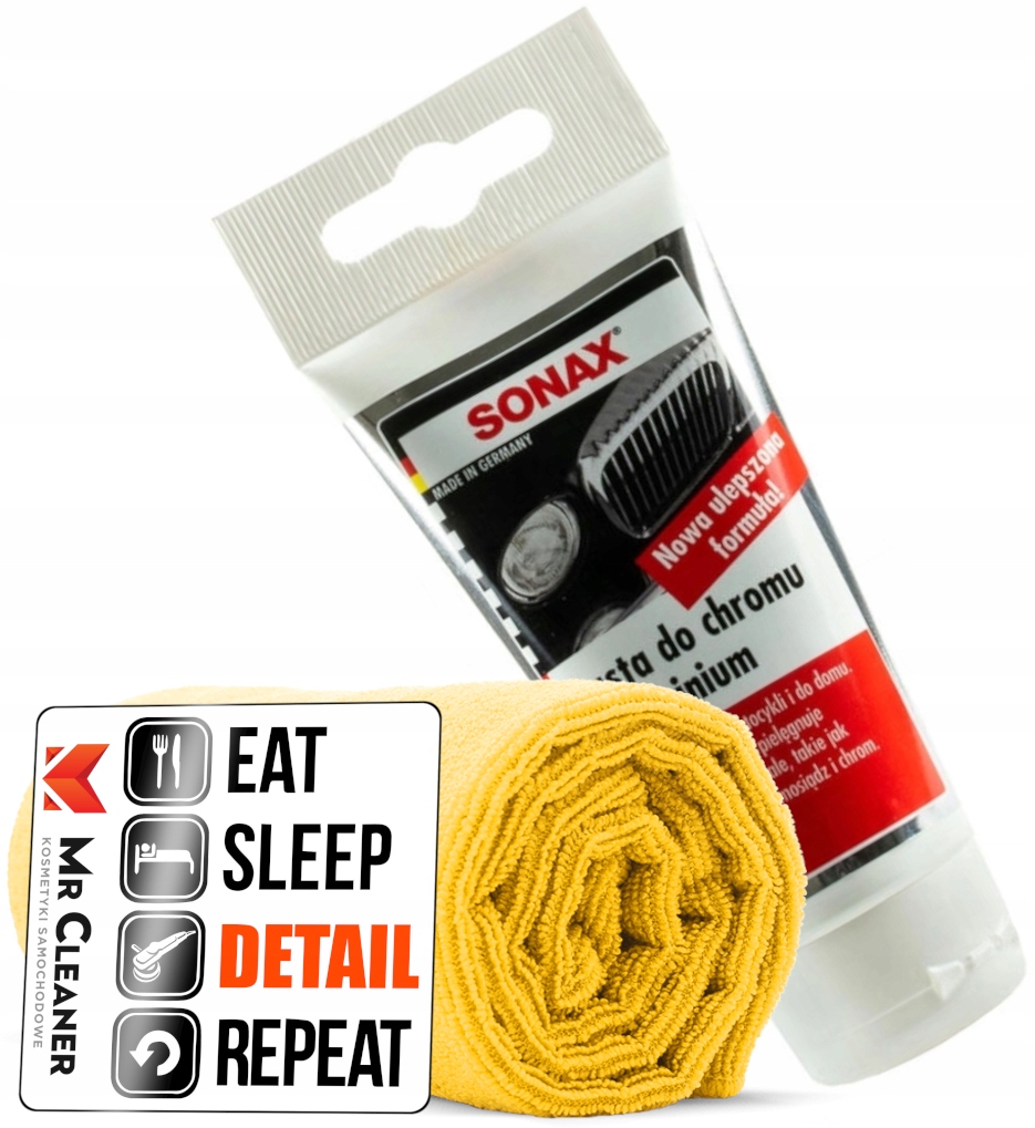 Sonax Pasta Do Polerowania Chromu Aluminium 75 ml