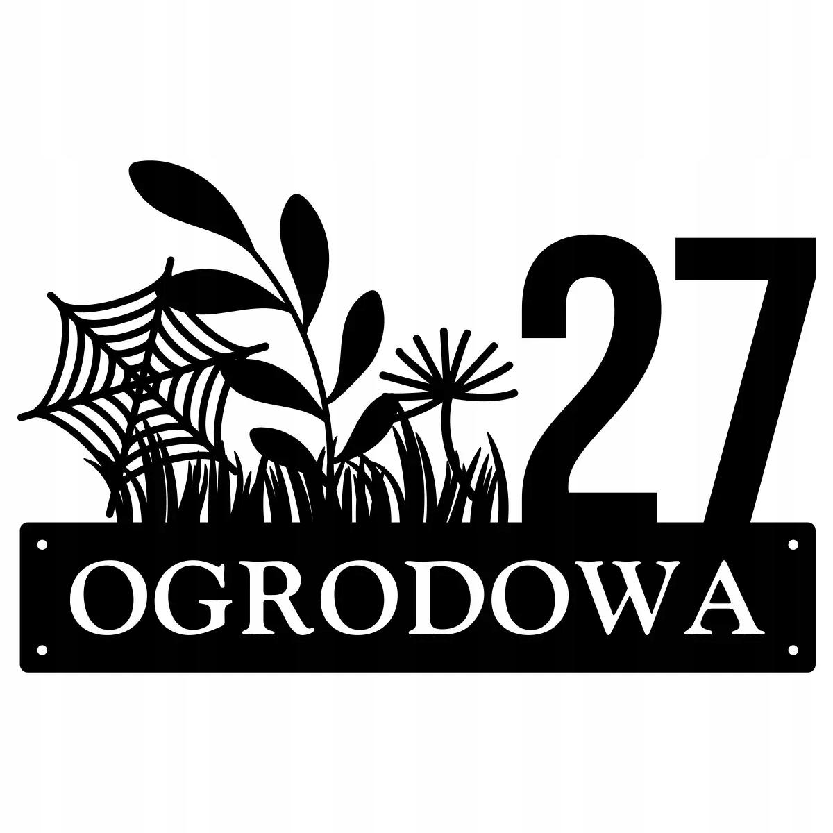 Číslo Na Dom 48 cm Tabuľa Adresa Ocel 2 mm Grafika 132