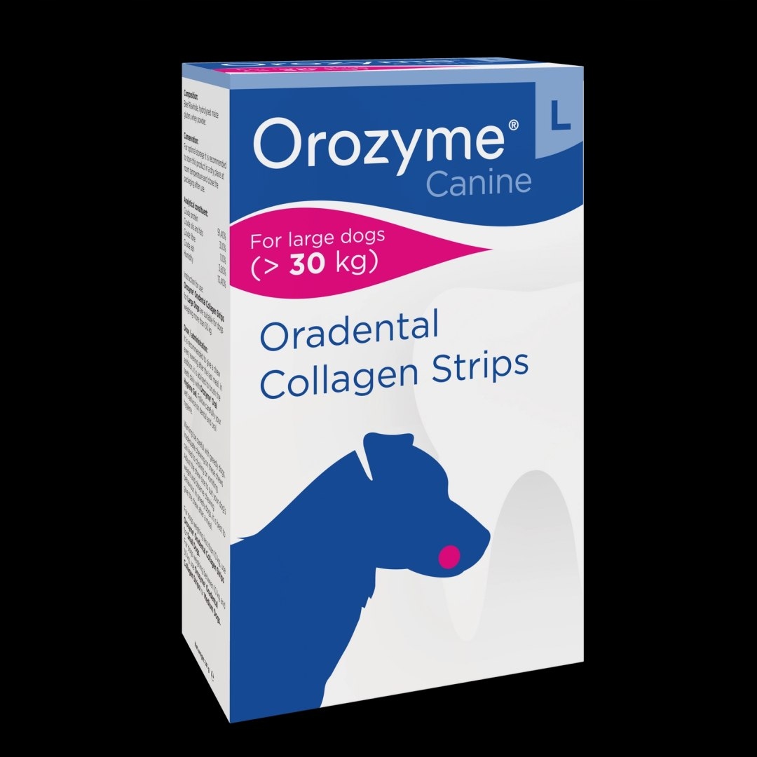 Orozyme Oradental Kolagenové proužky na zuby pro psy L 14 ks
