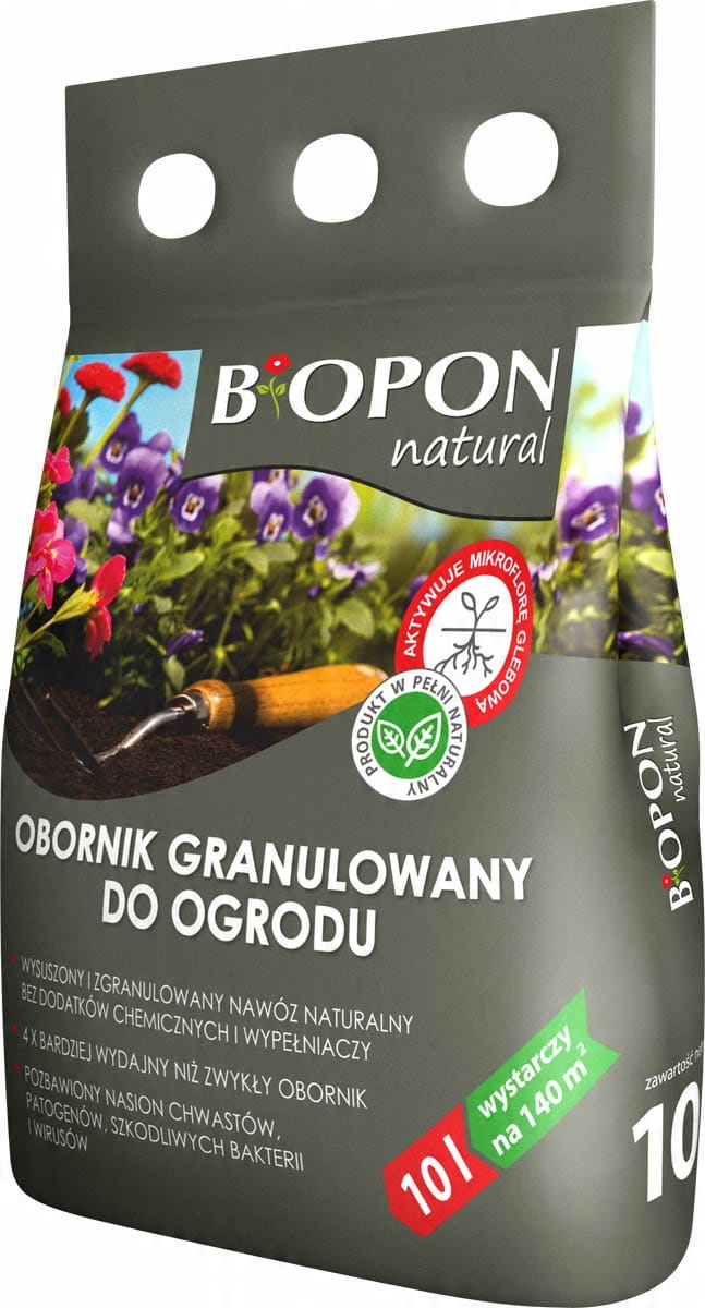 

Bopon - obornik granulowany do ogrodu 10L