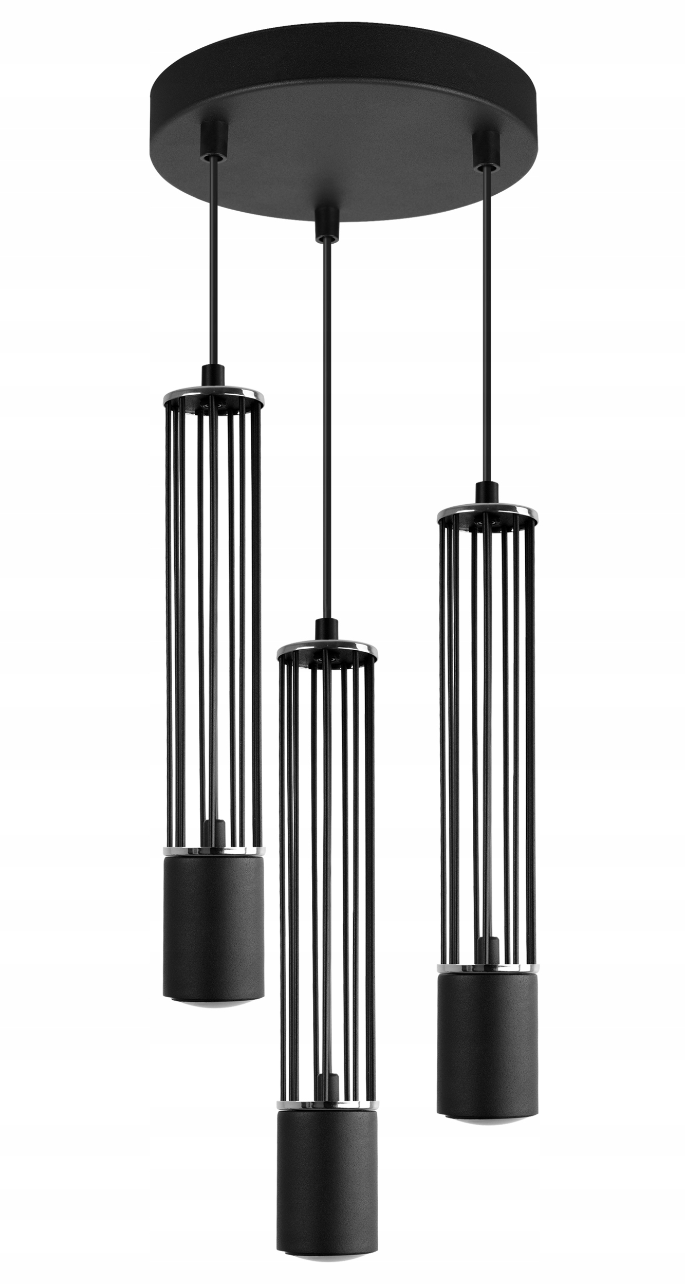 Led Stropná Závesná Lampa Luster Čierny Glamour Tuba Nad Stôl Ostrov GU10