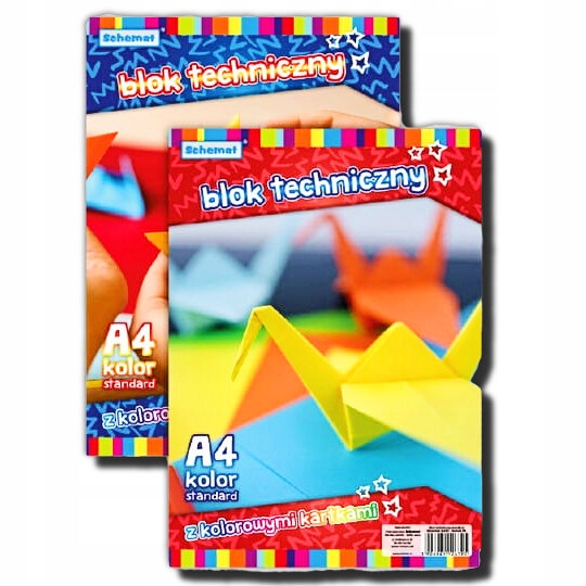 blok techniczny A4 KOLOROWY 10szt. — 3