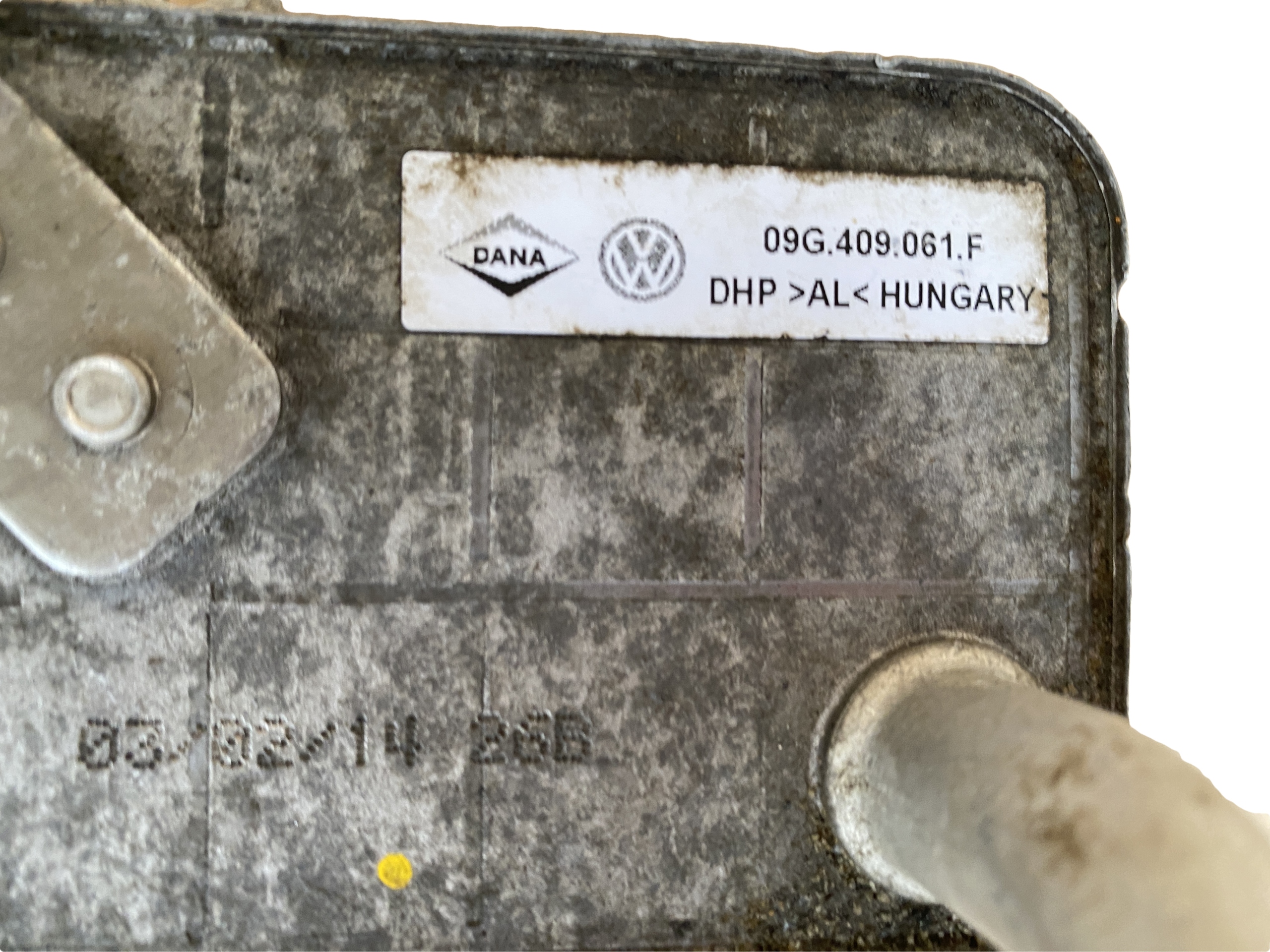VW SKODA olaj hütö 09G409061F