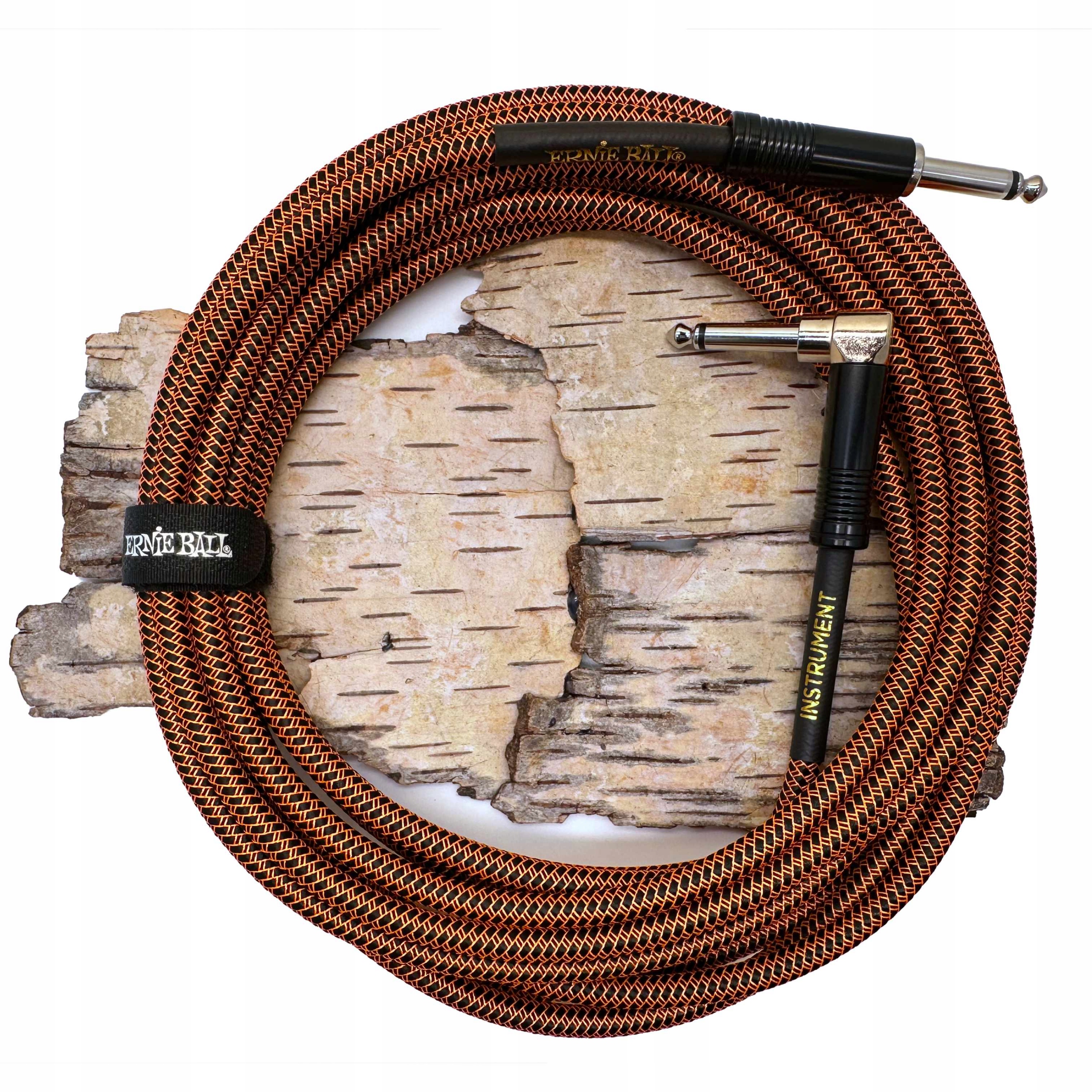 Ernie Ball Pumpkin Pie opletený nástrojový kytarový kabel 5.49