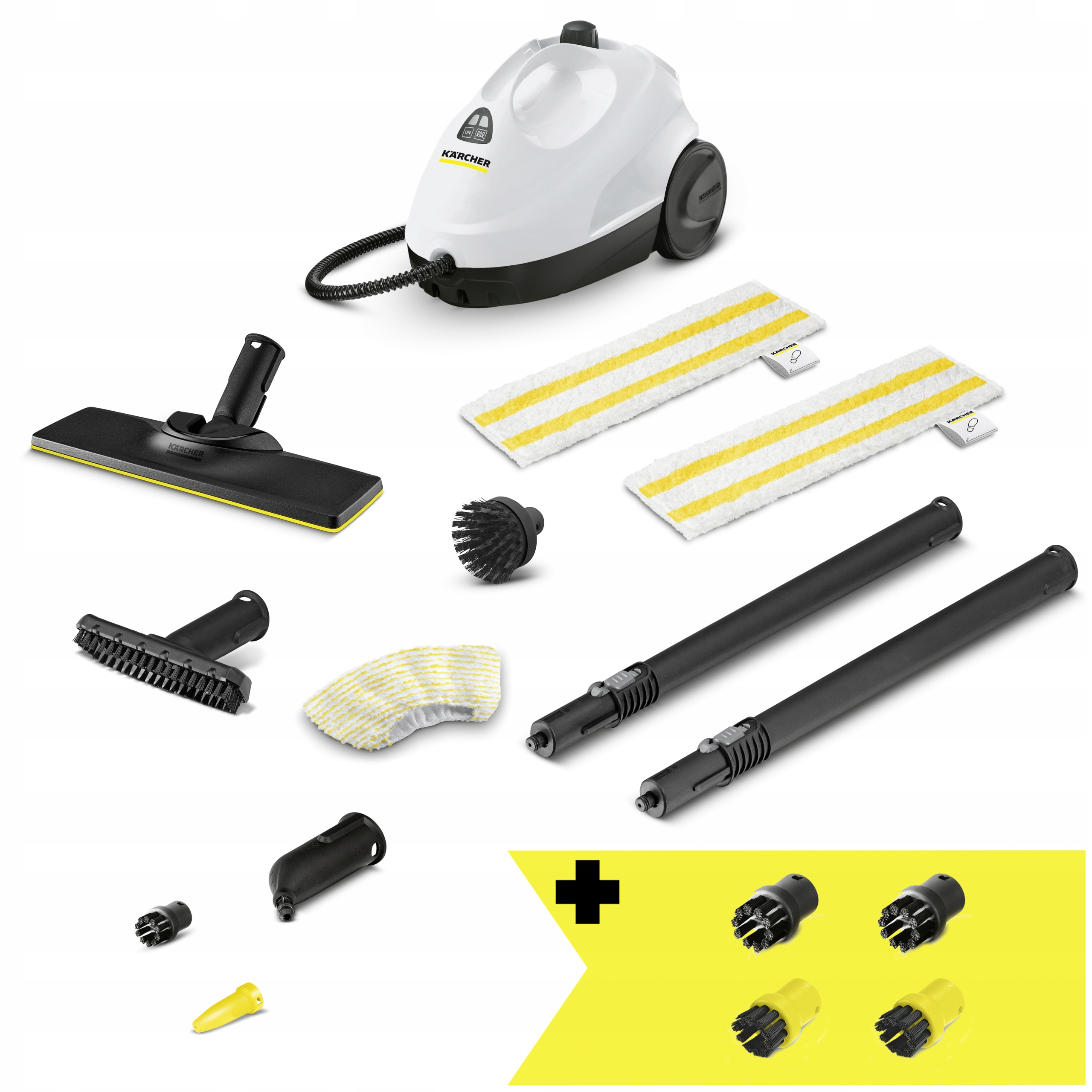 Myjka Parowa Karcher Sc 2 Easyfix Mop Parowy Parownica 4 Szczoteczki