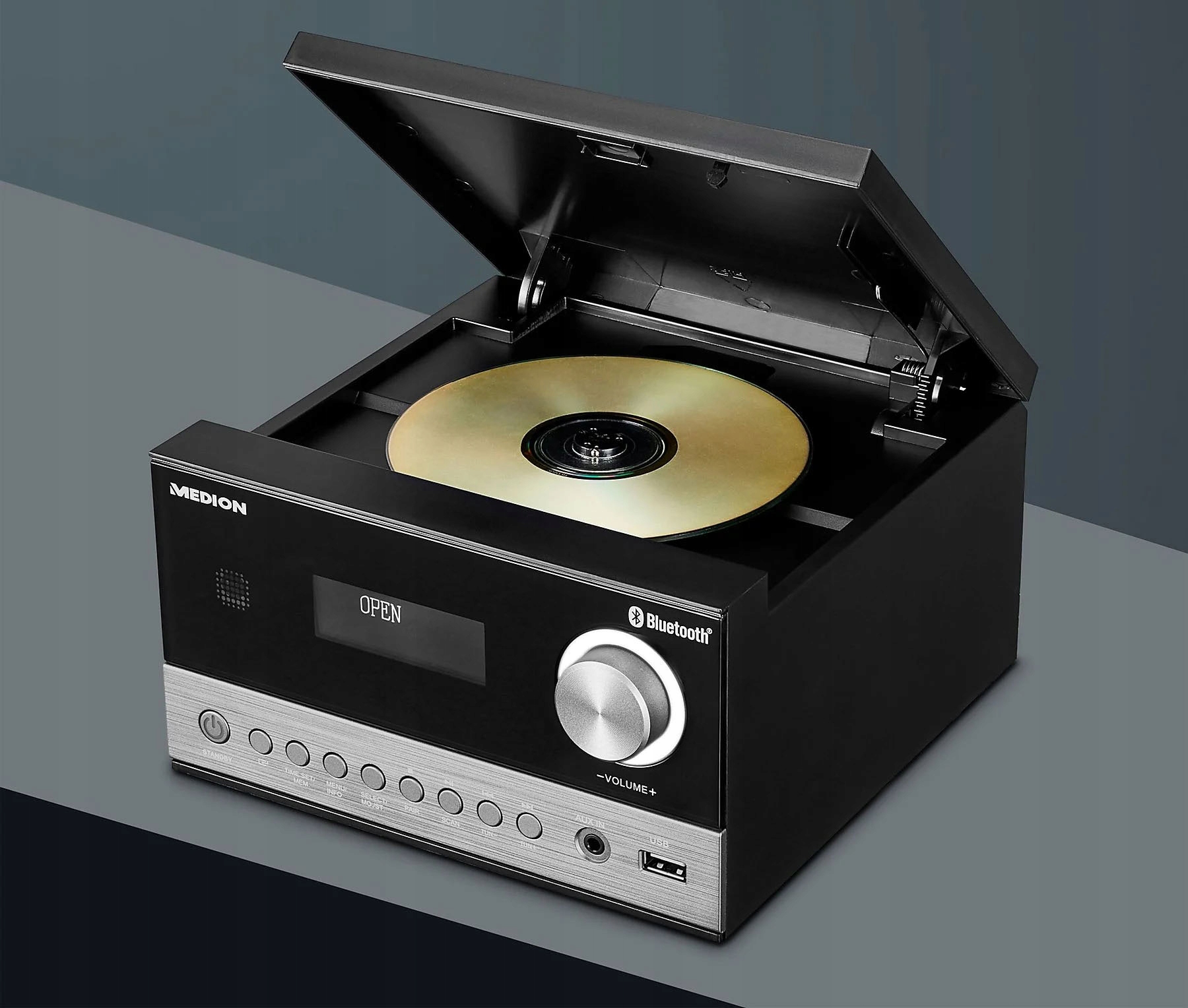 MINIWIEŻA+PILOT CD MP3 RADIO FM DAB+ BLUETOOTH 5.3,30 STACJI,USB,AMS Stan opakowania oryginalne